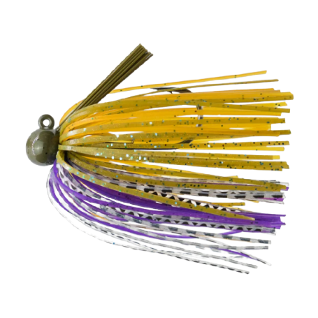 Chubby Football Jig 3/8oz. Purple Orange